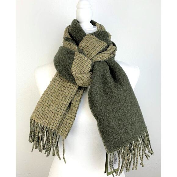 NWT Gucci Jacquard Wool Blend Scarf - Picture 1 of 11